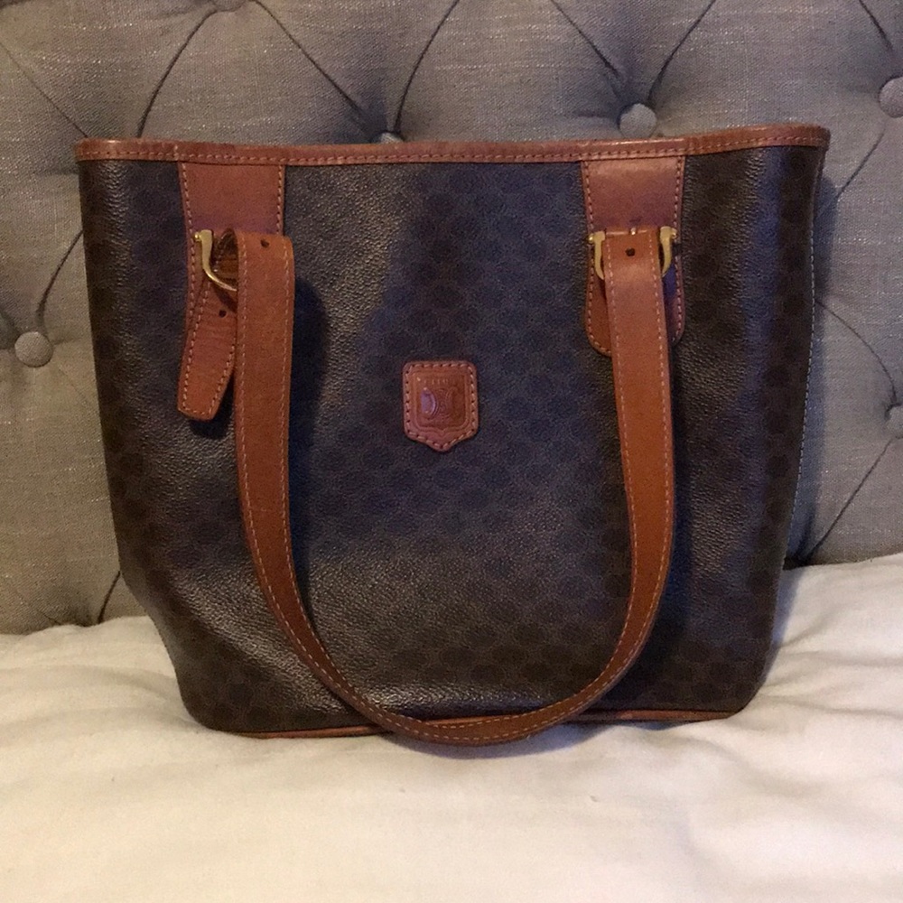 CELINE macadam bucket bag